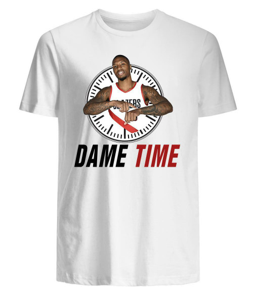 Damian Lillard Clock Dame Time Man's T-Shirt Tee