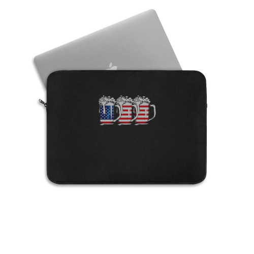 Beer American Flag 4Th Of July Laptop Sleeve Beer American Flag 4Th Of July Laptop Sleeve