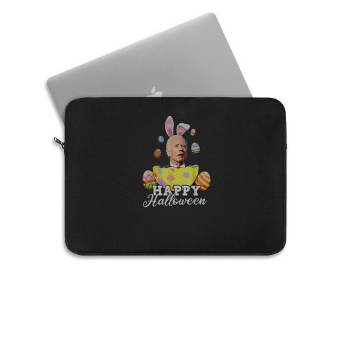 Funny Joe Biden Happy Halloween Confused Easter Biden Laptop Sleeve