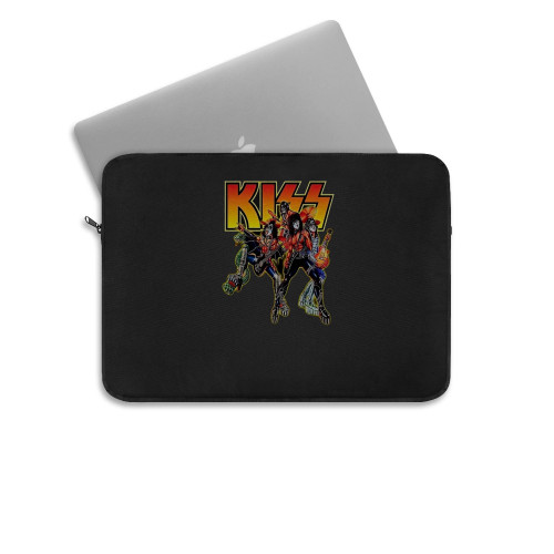 Kiss Band Retro Graphic Rock Heavy Metal Laptop Sleeve
