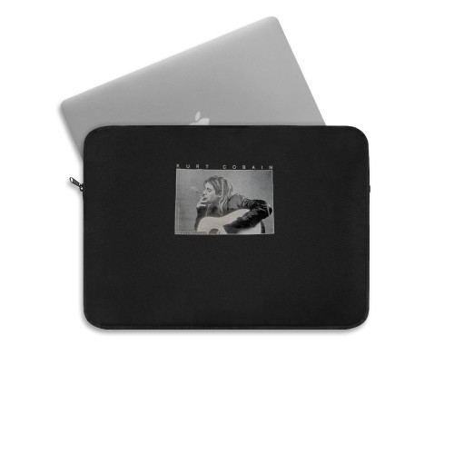 Kurt Cobain Hug Guitar Laptop Sleeve