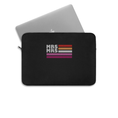 Mrs And Mrs Lesbian Laptop Sleeve