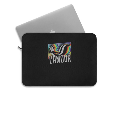 Pepe Le Pew Rainbow L Amour Laptop Sleeve