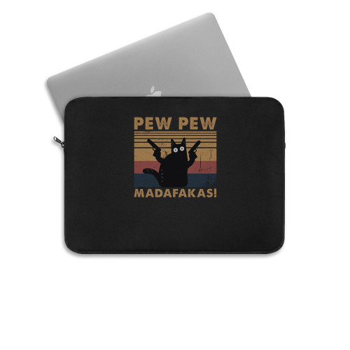 Pew Pew Madafakas Logo Art Laptop Sleeve