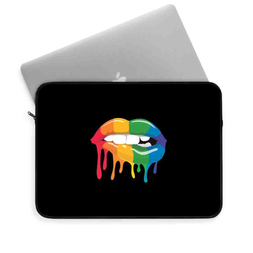 Rainbow Lips Laptop Sleeve