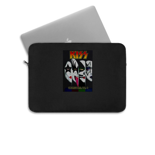 Retro Graphic Kiss Band Rock Heavy Metal Greatest Hits Vol 4 Laptop Sleeve