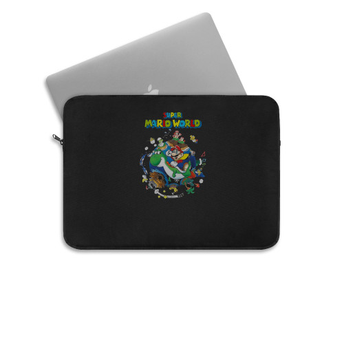 Super Mario World Yoshi And Mario Laptop Sleeve