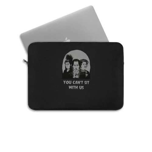 Wednesday Addams You Cant Sit With Us Laptop Sleeve