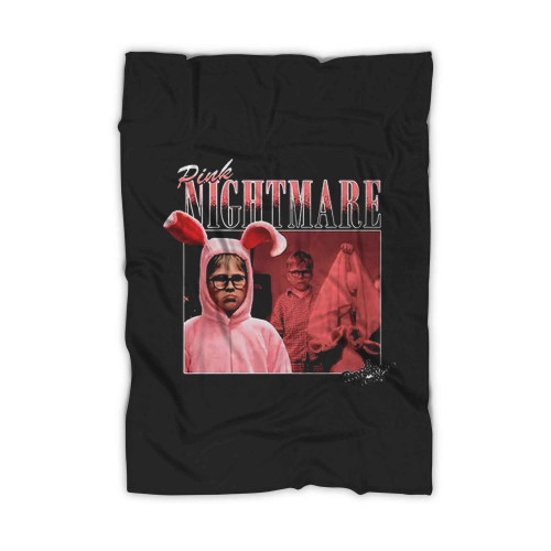 A Christmas Story Pink Nightmare Love Blanket