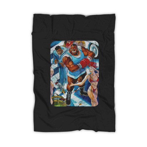 Balrog Boxer In Stage Street Fighting Blanket