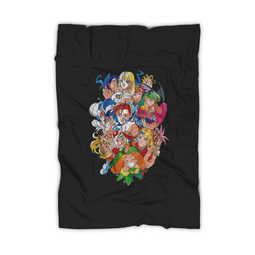 Daarkstalkers X Street Fighter Ladies Blanket