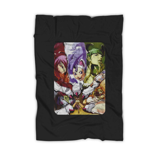 Ladies Of Vampire Daarkstalkers Comic Blanket