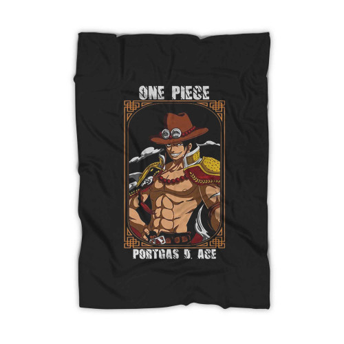 One Piece Portgas D Ace Anime Blanket