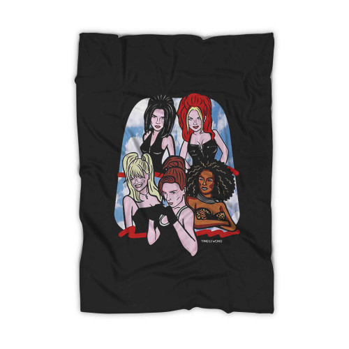 Spice Girls Art All Time Blanket