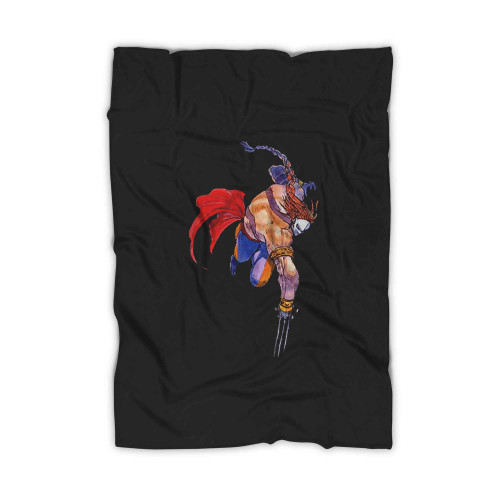 Vega Super Street Fighting Blanket Vega Super Street Fighting Blanket