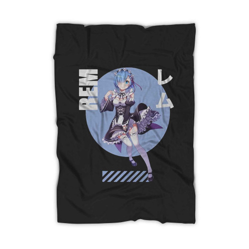 Zero Rem Anime Blanket