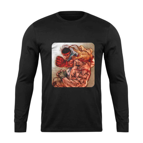Alex Vs Ryu Street Fighter Long Sleeve T-Shirt Tee