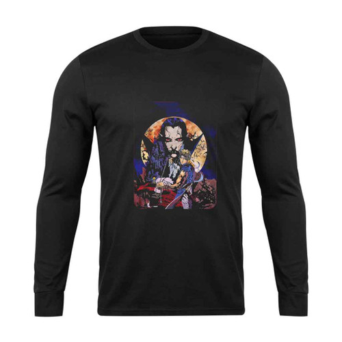 Castle Vania Dracula Super Famicom Long Sleeve T-Shirt Tee
