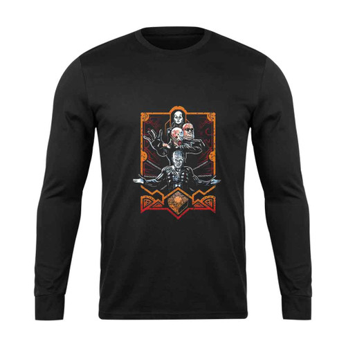 Enter The Cenobites Pinhead Hellraiser Enter The Dragon Classic Horror Long Sleeve T-Shirt Tee