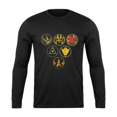 Power Rangers Logo Power Long Sleeve T-Shirt Tee