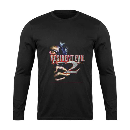 Residence Evil 2 Zombie Face Long Sleeve T-Shirt Tee