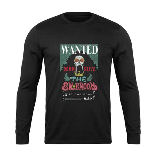 Wanted Poster Of The Sk Brook One Piece Long Sleeve T-Shirt Tee