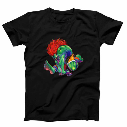 Jimmy Blanka Super Street Fighting Mens T-Shirt Tee