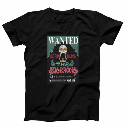 Wanted Poster Of The Sk Brook One Piece Mens T-Shirt Tee