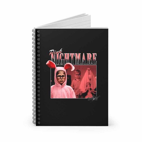 A Christmas Story Pink Nightmare Love Spiral Notebook