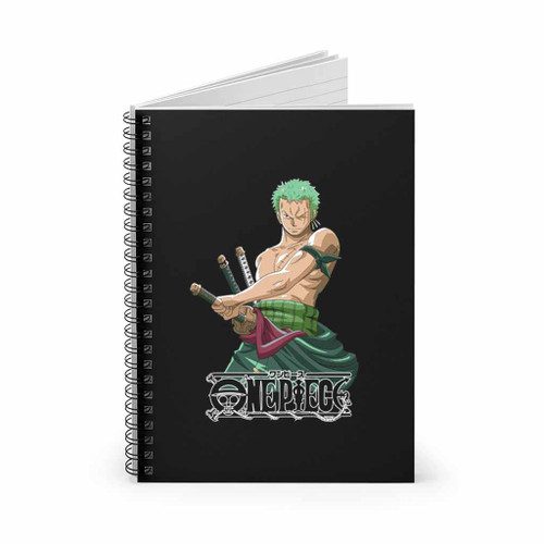 Anime One Piece Zoro Spiral Notebook