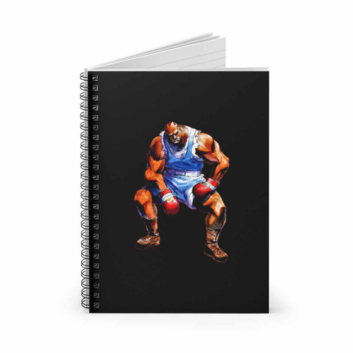 Balrog Boxer Super Street Fighting Spiral Notebook