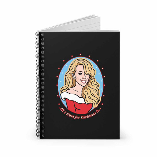 Carey Mariah Spiral Notebook