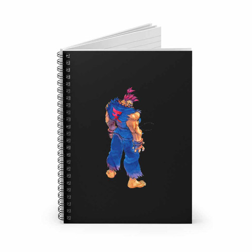 Gouki Akuma Super Street Fighting Spiral Notebook