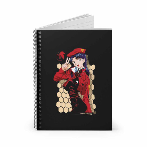 Misato Katsuragi Evangelion Anime Spiral Notebook