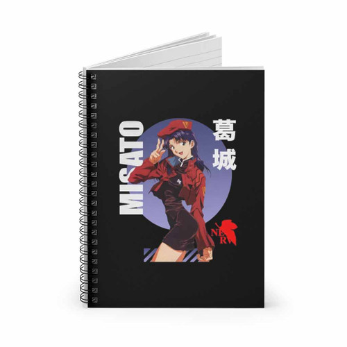 Neon Genesis Evangelion Misato Katsuragi Spiral Notebook