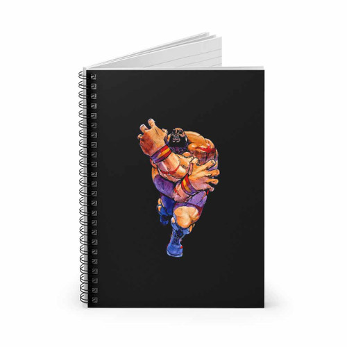 Zangief Super Street Fighting Spiral Notebook
