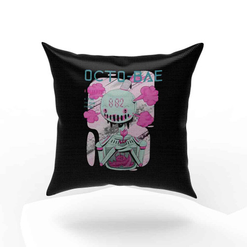 Octo Bae Aesthetic Robot Pillow Case Cover