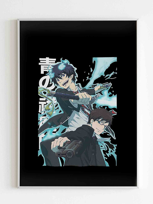 Blue Exorcist Rin And Yukio Okumura Poster