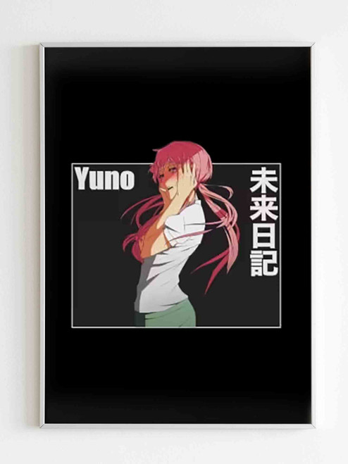 Mirai Nikki Anime Girls Gasai Yuno Matte Finish Poster Paper Print