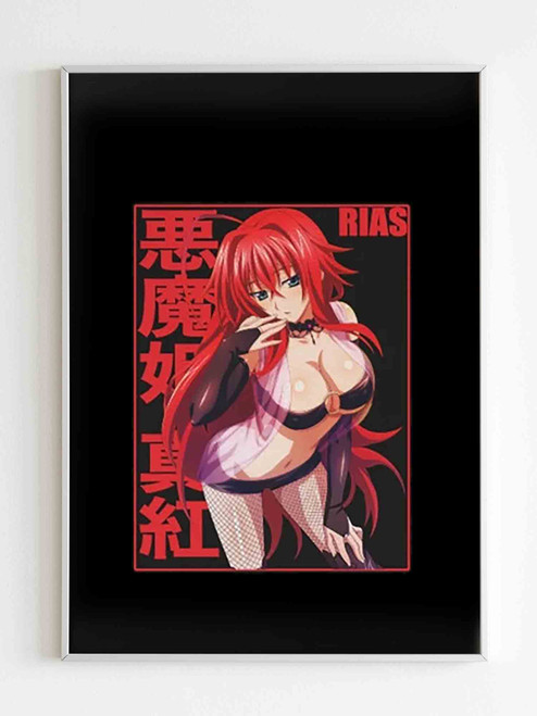 High School Dxd Rias Gremory Anime Poster