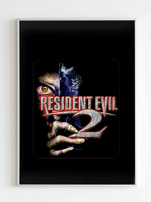 Residence Evil 2 Zombie Face Poster