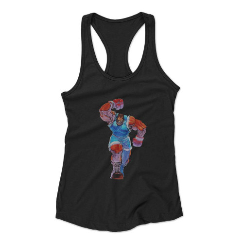 Boxer Balrog Super Street Fighting Women Racerback Tank Top