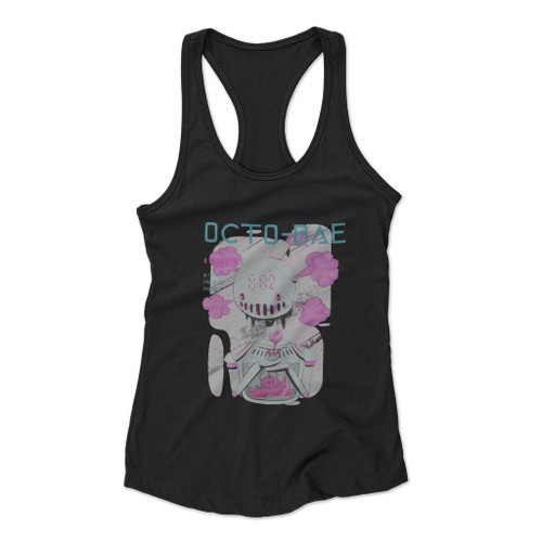 Octo Bae Aesthetic Robot Women Racerback Tank Top