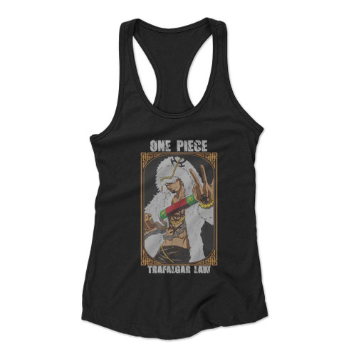 One Piece Trafalgar D Water Law Women Racerback Tank Top