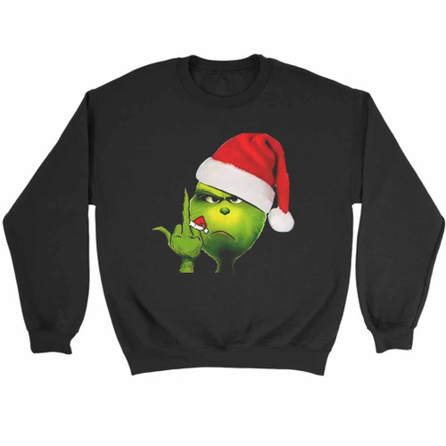 Middle Finger The Grinch How The Grinch Stole Christmas Sweatshirt Sweater