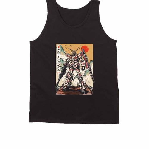 Gundam Japanese Painting Tank Top