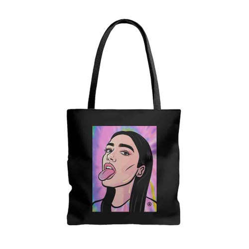 Dua Lipa Future Nostalgia Hall To You Tote Bags