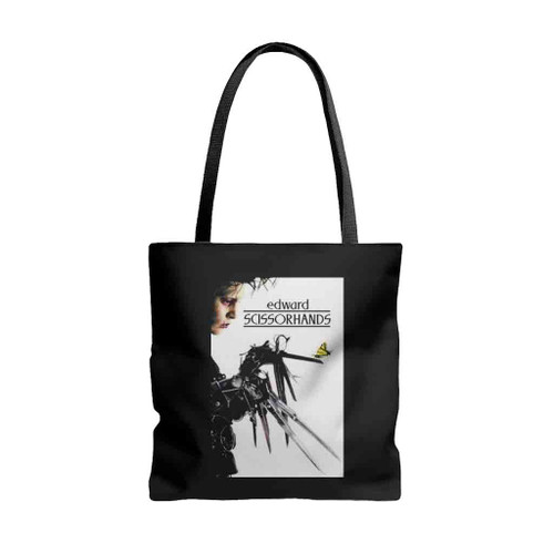 Edward Scissorhands Classic Horror Tote Bags