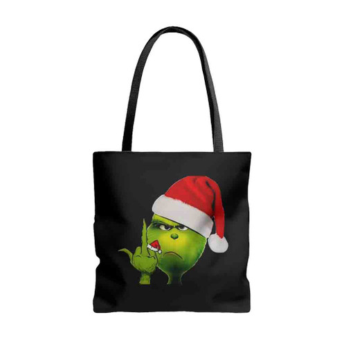 Middle Finger The Grinch How The Grinch Stole Christmas Tote Bags