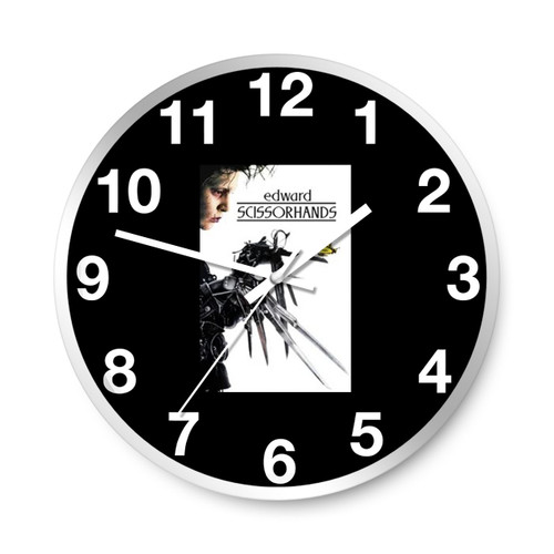 Edward Scissorhands Classic Horror Wall Clocks